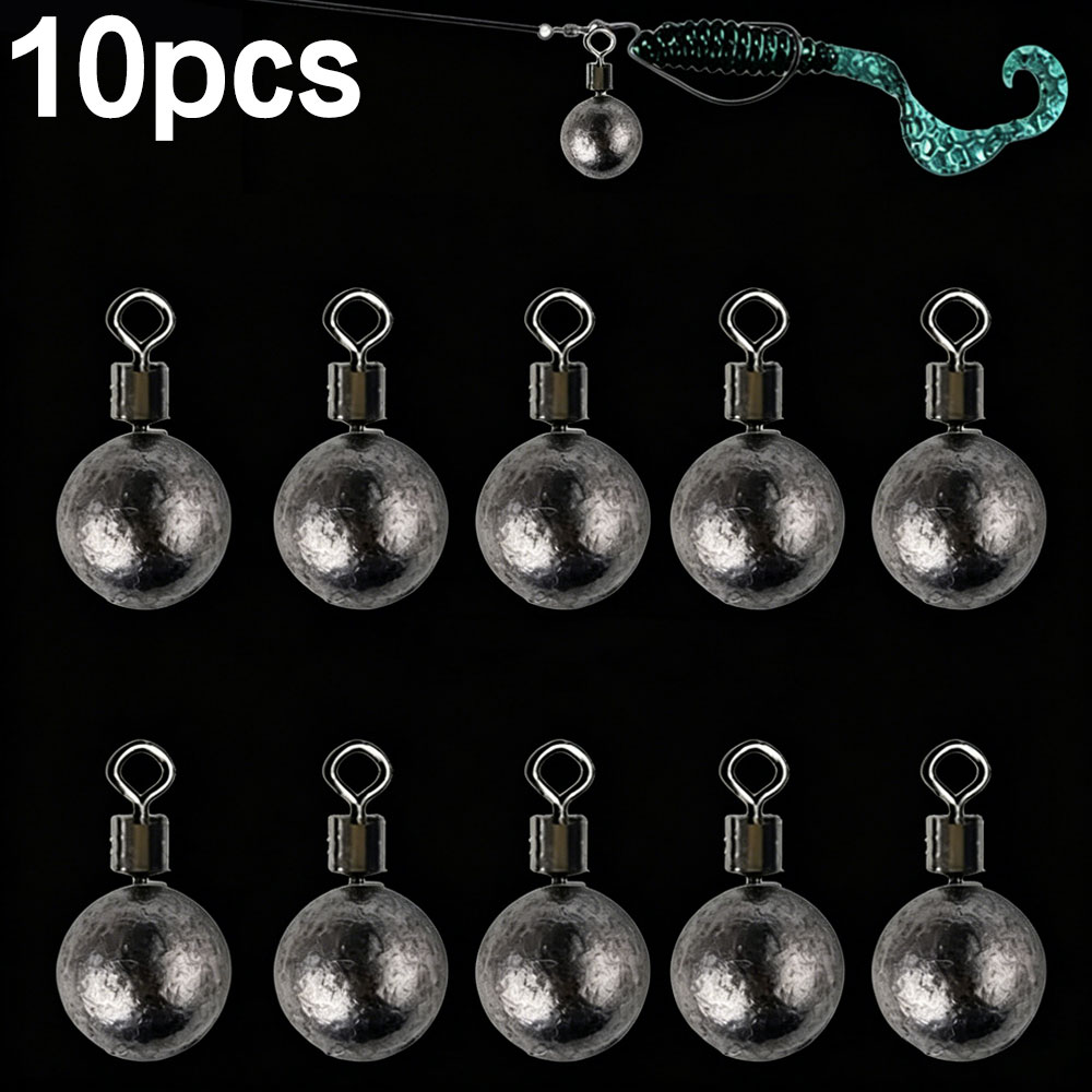Fishing Equipment On Sale - 10 шт. 5-20 г круглых свинцовых